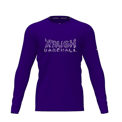 [CUS-DRIF-TEES-PER-CNK-LSL-PUR-YXS-LOGO2] Dri Fit Performance T-Shirt (Youth XS, Purple, Logo 2, Long Sleeve)