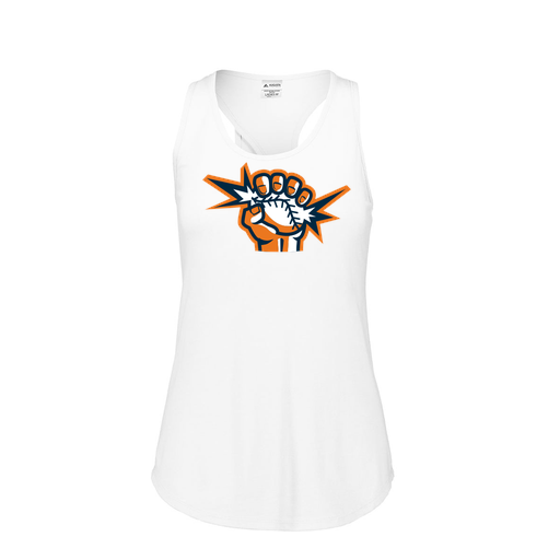 [3078.005.S-LOGO3] Ladies Tri Blend Tank Top (Female Adult S, White, Logo 3)