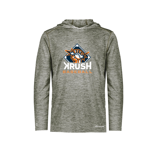 [CUS-DFW-CHGHOOD-PER-LSL-GRY-YS-LOGO1] Youth Charge Hoodie (Youth S, Gray, Logo 1)