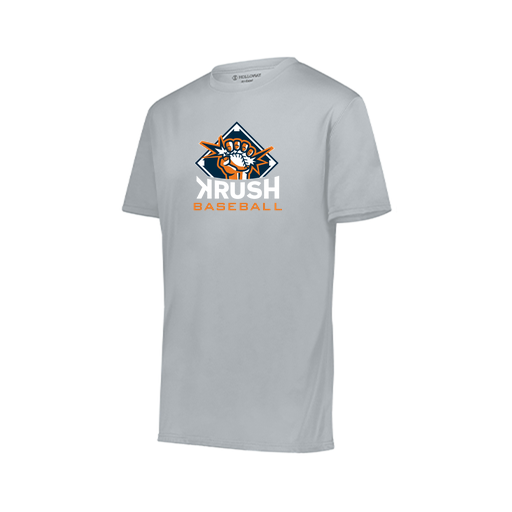 [222818.099.S-LOGO1] Men's Movement Dri Fit Shirt (Adult S, Silver, Logo 1)