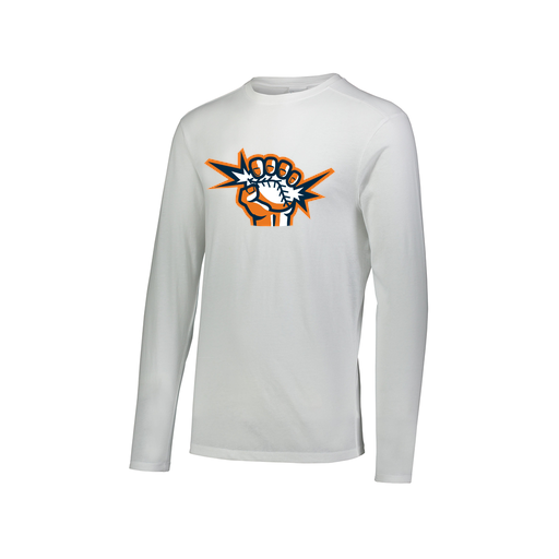 [3075.005.XS-LOGO3] Men's LS Ultra-blend T-Shirt (Adult XS, White, Logo 3)