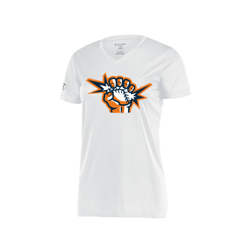 [222820.005.S-LOGO3] Ladies Movement Dri Fit Shirt (Female Adult S, White, Logo 3)