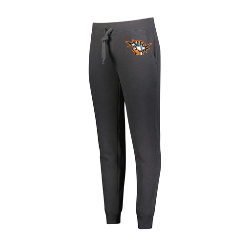 [229748.080.XS-LOGO3] Ladies 60/40 Fleece Jogger (Female Adult XS, Black, Logo 3)