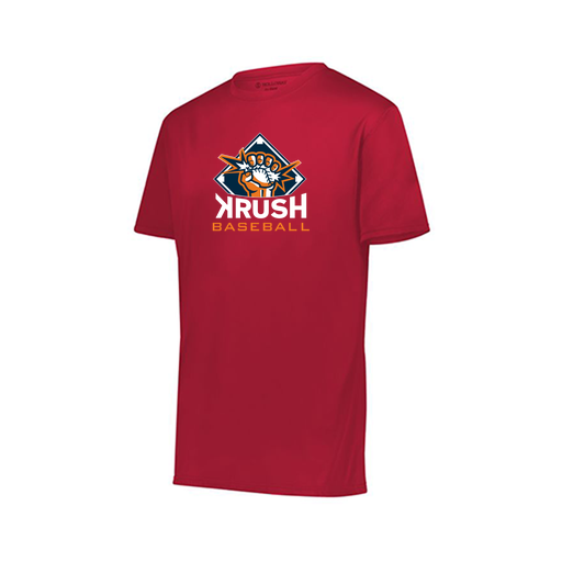 [222819.083.XXS-LOGO1] Youth Movement Dri Fit Shirt (Youth XXS, Red, Logo 1)